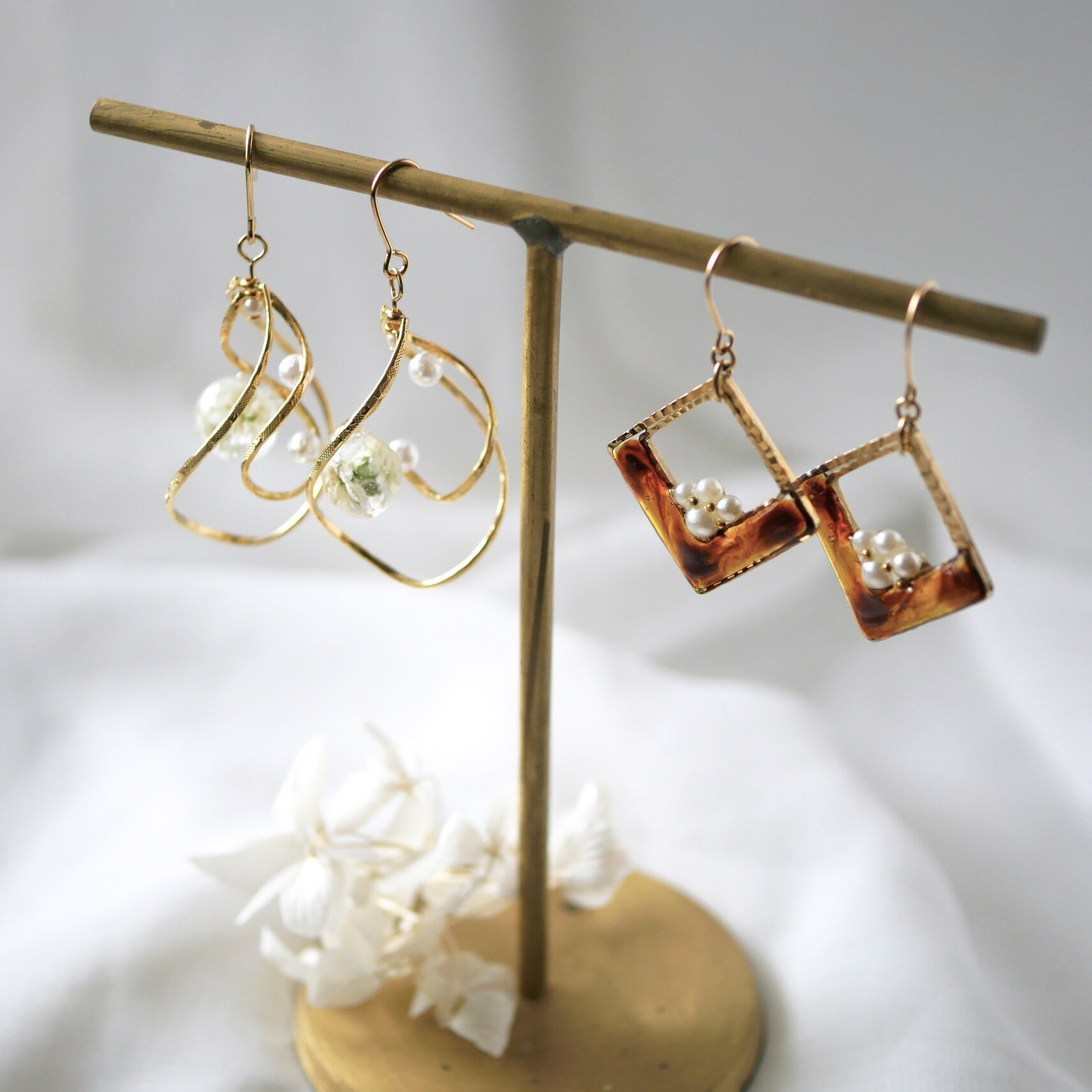 その日の気分で選べる、上品な2点セット